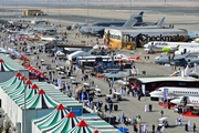A photograph taken during the Dubai Airshow 2023