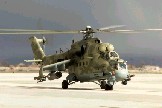 Mi-24 attack helicopter